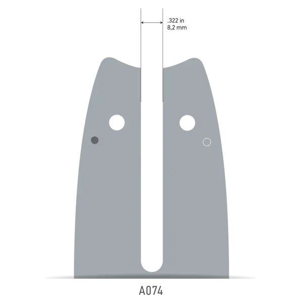 iGOForesterie | GUIDE-CHAÎNE | SCIE À CHAÎNE D'ARBORICULTURE | 164TXLNA074
